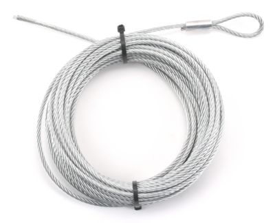 MOOSE ELECTRIC PLOW LIFT REPLACEMENT WIRE ROPE WITH LOOP - Utility ATV Winches