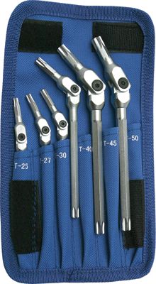 MOTION PRO 6 PIECE PIVOT HEAD STAR WRENCH SET -  Motorcycle Accessories 