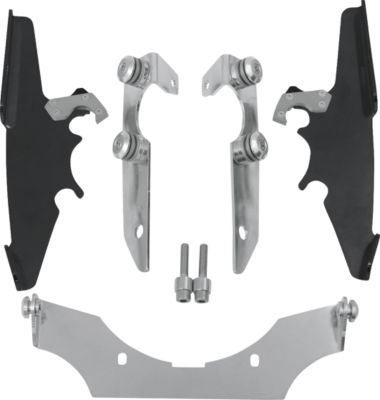 MEMPHIS SHADES TRIGGER-LOCK MOUNTING KIT FOR BATWING FAIRING - BLACK - Scorpion Ventech Jacket