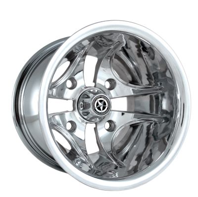 MOTOSPORT ALLOYS GLAMIS FRONT WHEEL - 10X5 POLISHED -  ATV Wheels 