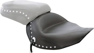 MUSTANG WIDE SOLO TOURING STUDDED SEAT - Cruiser Parts 