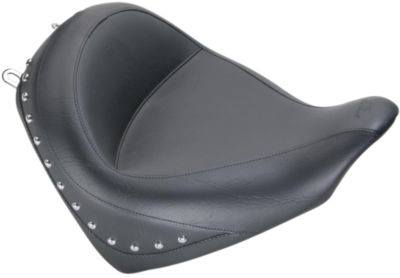 MUSTANG WIDE SOLO TOURING SEAT - STUDDED - Cruiser Seats