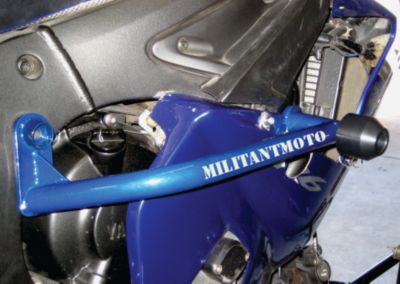 MILITANT MOTO BARRIER BAR - BLUE