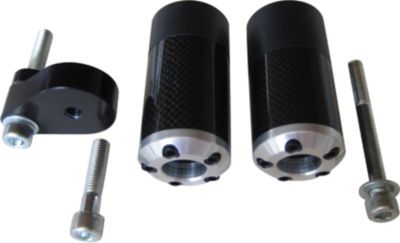 MILITANT MOTO M1 CARBON INLAY FRAME SLIDERS -  Motorcycle Frame Sliders 