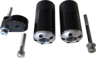 MILITANT MOTO M1 CARBON INLAY NO-MOD FRAME SLIDERS - DID 520 Standard Chain - 120 Links