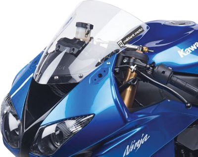 MILITANT MOTO F22 SUPERSPORT WINDSCREEN - CLEAR - 