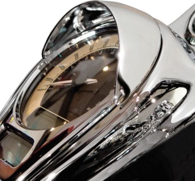 NATIONAL CYCLE CHROME SPEEDOMETER COWL -  Cruiser Dash And Gauges 
