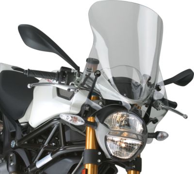 NATIONAL CYCLE FORK MOUNT VSTREAM WINDSCREEN - 18/CLEAR - Motorcycle Wind Shields