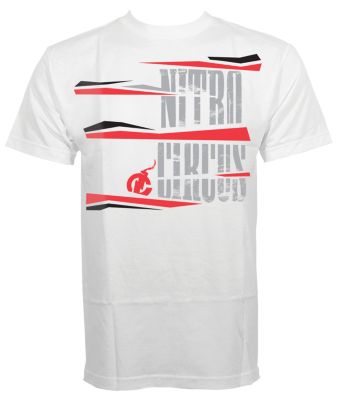 NITRO CIRCUS GLASS T-SHIRT - Mens Casual Motocross Dirt Bike T-Shirts 