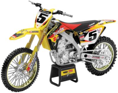 NEW RAY TOYS 1:12 SCALE ROCKSTAR MAKITA SUZUKI RYAN DUNGEY REPLICA - 