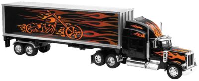 NEW RAY TOYS 1:32 FLAME CHOPPER RIG - 