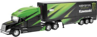 NEW RAY TOYS 1:32 MONSTER KAWASAKI RACING TRUCK - 