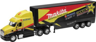 NEW RAY TOYS 1:32 ROCKSTAR MAKITA SUZUKI RACING TRUCK - 