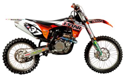 2012 N-STYLE JDR TEAM GRAPHICS KIT - KTM - Dirt Bike Graphic Kits With Seat Covers
