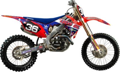 2012 N-STYLE TROY LEE DESIGNS GRAPHICS KIT - HONDA - Dirt Bike Graphic Kits With Seat Covers