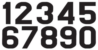 N-STYLE RACING NUMBERS 7 - ATV Graphics And Decals