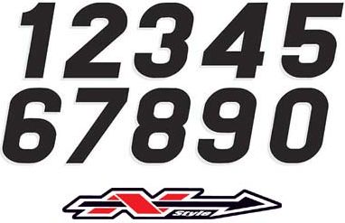  N-Style Stadium Style Numbers - XL 7"