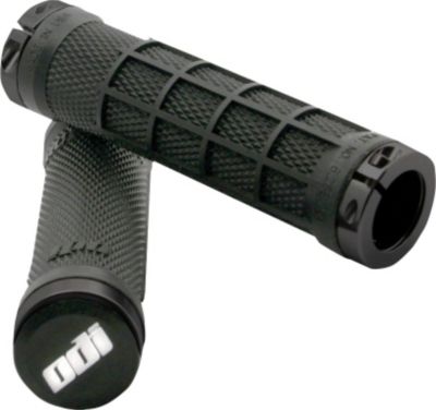 ODI RUFFIAN HALF WAFFLE ATV LOCK-ON GRIPS - THUMB THROTTLE - ATV Grips