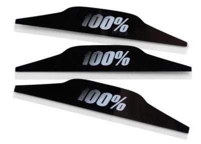 100% RACECRAFT / ACCURI ROLL-OFF SYSTEM MUD FLAPS - Dirt Bike Goggle Accessories
