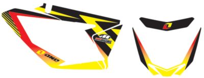 2011 ONE INDUSTRIES PRE-PRINTED BACKGROUNDS - WHITE SUZUKI - 