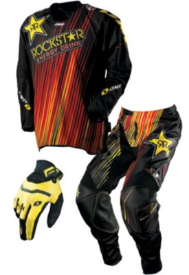2012 ONE INDUSTRIES DEFCON COMBO - ROCKSTAR ENERGY -  Dirt Bike Pants, Jersey, Glove Combos 