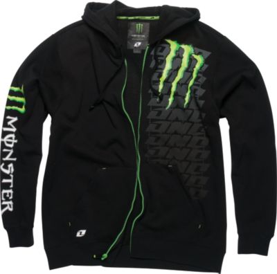 ONE INDUSTRIES MONSTER ENERGY SPOTTY ZIP HOODY