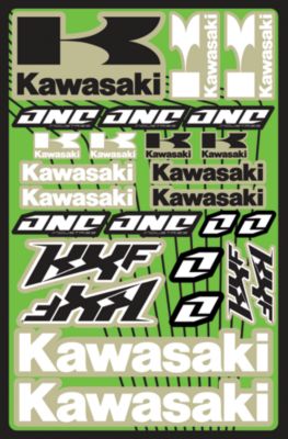 2012 ONE INDUSTRIES KAWASAKI KXF DECAL SHEET