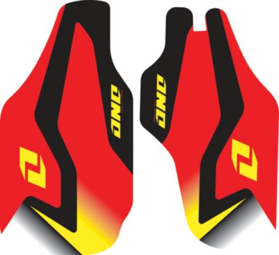 2012 ONE INDUSTRIES FORK GUARD DECALS - HONDA - Dirt Bike Trim Decals