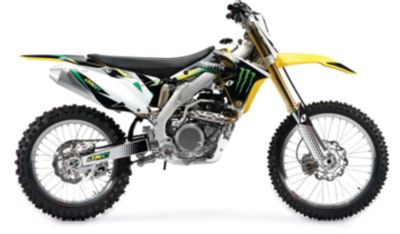 2012 ONE INDUSTRIES MONSTER ENERGY GRAPHIC KIT - SUZUKI - Dirt Bike Graphic Kits With Seat Covers