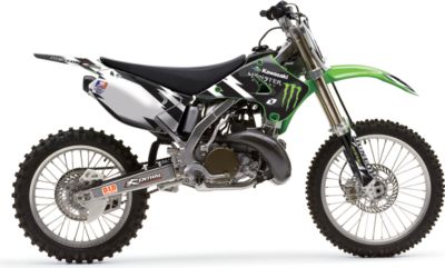 2012 ONE INDUSTRIES MONSTER ENERGY TEAM GRAPHIC KIT - KAWASAKI - Dirt Bike Graphic Kits With Seat Covers