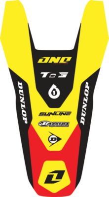 2012 ONE INDUSTRIES REAR FENDER DECAL - SUZUKI - Motocross Graphics & Dirt Bike Graphics