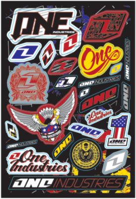 ONE INDUSTRIES LOGO DECAL SHEET - ATV Trim Decals