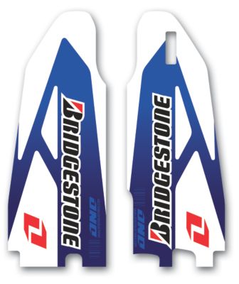  2010 ONE INDUSTRIES FORK GUARD DECALS - YAMAHA