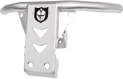 PRO ARMOR BULL HORN FRONT BUMPER - SILVER - ATV Bumpers