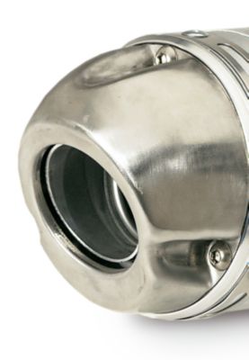 PRO CIRCUIT STAINLESS STEEL MODULAR END CAP - 3.5