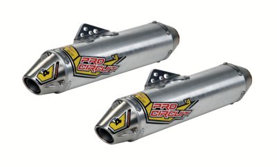 PRO CIRCUIT T-4 EXHAUST - SLIP-ON DUAL WITHOUT MID 94db