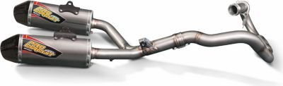  Pro Circuit Ti-5 Complete Dual Exhaust with Carbon End Cap