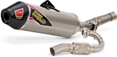 PRO CIRCUIT Ti-5 COMPLETE EXHAUST WITH CARBON END CAP - Dirt Bike Exhaust Systems & Accessories
