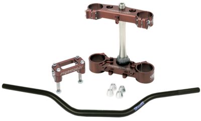 PRO CIRCUIT CLAMP SET 20MM OFFSET WITH RENTHAL FAT BAR COMBO - FMF Spyro Lanyard