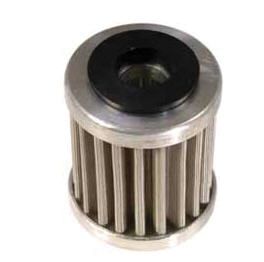 PC RACING FLO STAINLESS STEEL OIL FILTER - SHORT - 