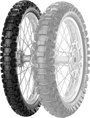 PIRELLI SCORPION MX MID HARD 554 FRONT TIRE - 90/100-21 -  Dirt Bike Front Tires 