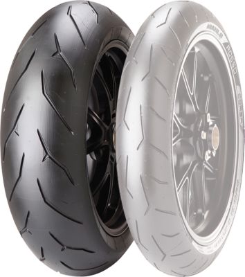 PIRELLI DIABLO ROSSO CORSA REAR TIRE - 180/55ZR17 - Motorcycle 180 55zr17 Tires