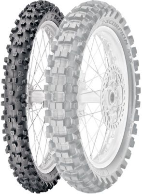 PIRELLI SCORPION MX EXTRA J FRONT TIRE - 70/100-19 -  Dirt Bike Front Tires 