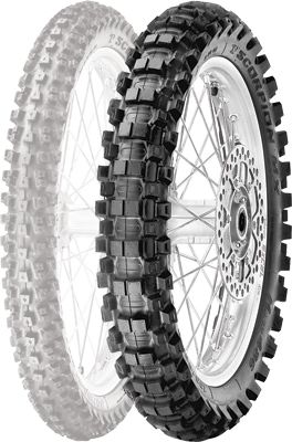 PIRELLI SCORPION MX HARD 486 REAR TIRE - 110/90-19 - Dirt Bike 110 90 19 Tires
