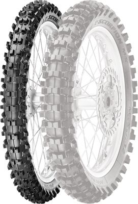 PIRELLI SCORPION MX MID SOFT 32 FRONT TIRE - 60/100-14 - Dirt Bike 60 100 14 Tires