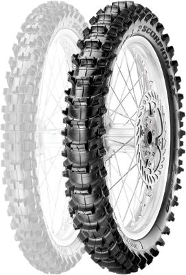 Pirelli Dirt Bike Tires on Pirelli Scorpion Mx Soft 410 Rear Tire   110 90 19   Motosport