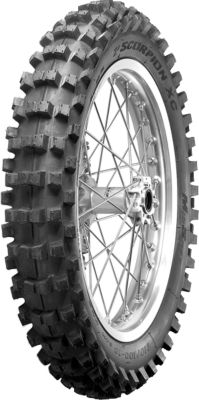 PIRELLI XC MID SOFT SCORPION REAR TIRE 110/100-18 - Dirt Bike 110 100 18 Tires