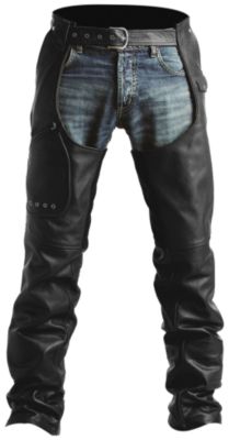 POKERUN OUTLAW 2.0 LEATHER CHAPS -  Cruiser Pants And Chaps 