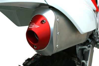 PRO MOTO BILLET SPARK ARRESTOR END CAP - RED