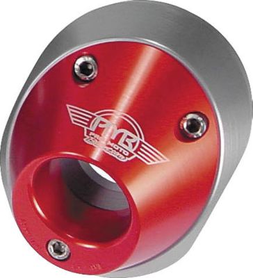  Pro Moto Billet Spark Arrestor End Cap - Red Pair